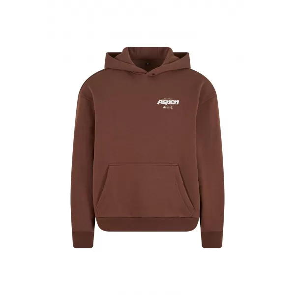  Hanorac pentru bărbați URBAN CLASSICS TB9034-14274 MARO CIOCOLATA 