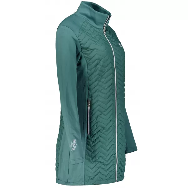  Palton hibrid de damă ALTISPORT IRYSA VERDE ÎNCHIS 