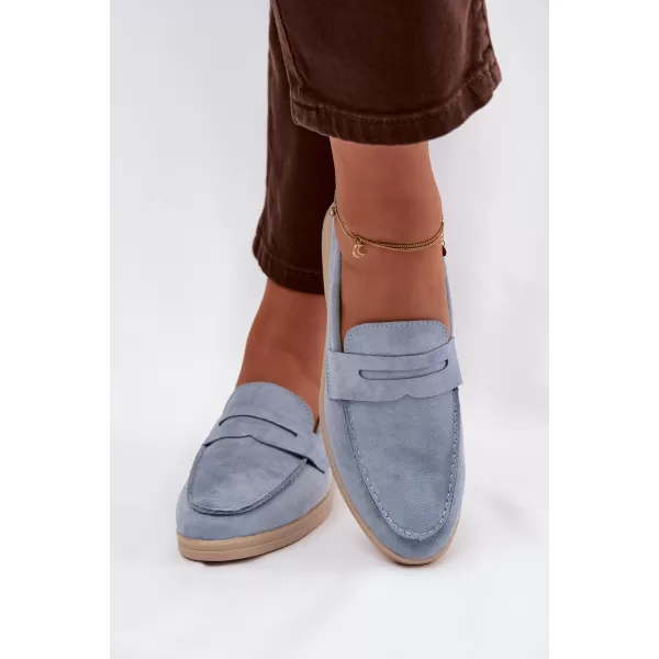  Mocasini de dama BOTO QQ-278 ALBASTRU 