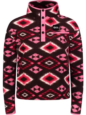 Hanorac de damă din fleece NORDBLANC BOLETUS NBSFL8378 BURGUNDIA