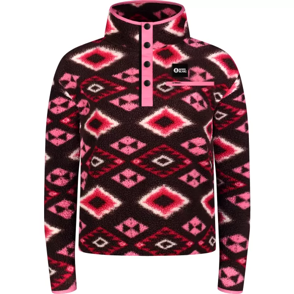  Hanorac de damă din fleece NORDBLANC BOLETUS NBSFL8378 BURGUNDIA 