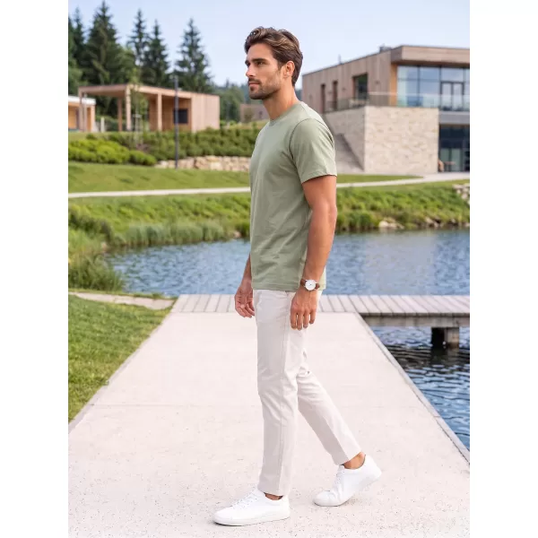  Tricou pentru bărbați ALTISPORT NP/ALMST20001 VERDE MILITAR 