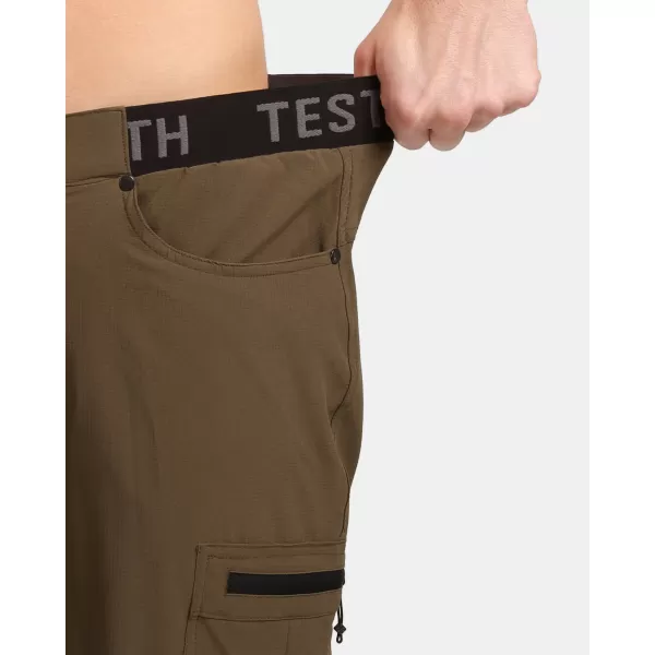  Pantaloni scurți pentru bărbați KILPI ASHER-M 1M0409KI KAKI 