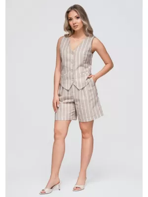 Palton de damă OMBRE OW-VE-E0008 BEJ