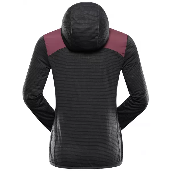 Hanorac sport ultraușor de damă ALPINE PRO ZOLLA GRI ÎNCHIS ADEVĂRAT 