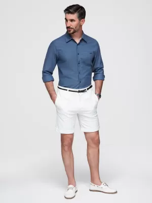 Cămașă pentru bărbați OMBRE K695 DENIM