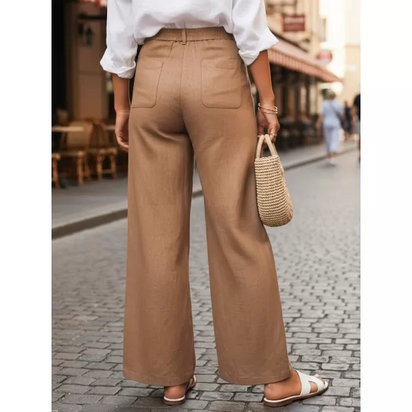  Pantaloni de dama DSTREET UY3077 CARAMEL 