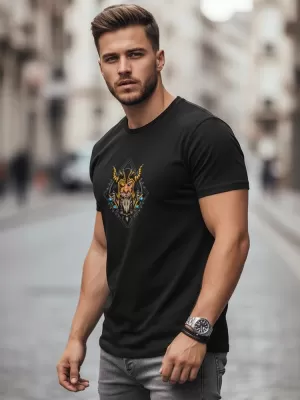 Tricou pentru bărbați DSTREET NX0144R-BK NEGRU