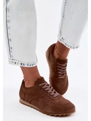 Adidași de damă ZAZOO N1422 BROWN