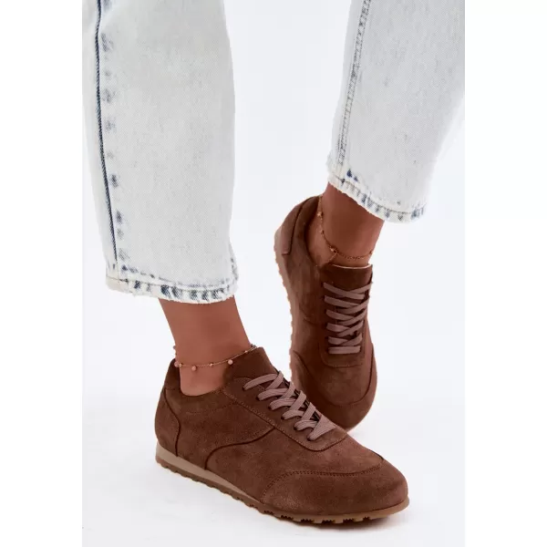  Adidași de damă ZAZOO N1422 BROWN 