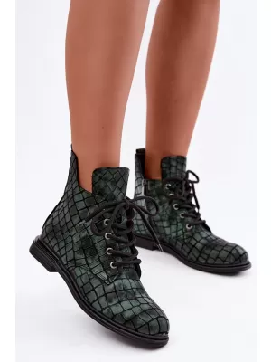 Botine de dama ARTIKER 55C1325 VERDE/NEGRU