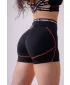 Pantaloni scurți de damă NEBBIA OLYMPIA HIGH-WAIST 937 NEGRU
