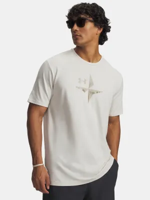 Tricou pentru bărbați UNDER ARMOUR EXPLOR GRAPHIC SS 6012783-110 ALB