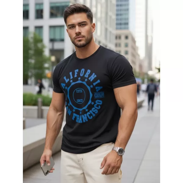  Tricou pentru bărbați DSTREET RX5085 NEGRU 