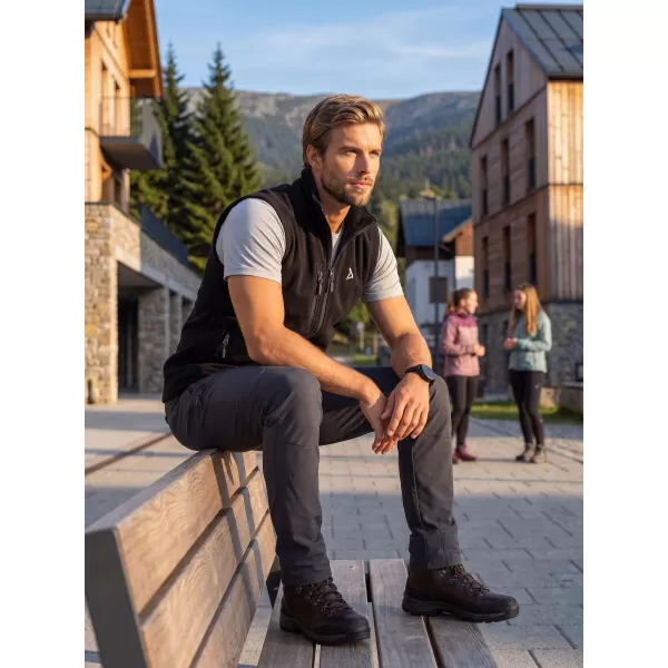  Vestă din lână pentru bărbați ALTISPORT ALM002525 NEGRU 