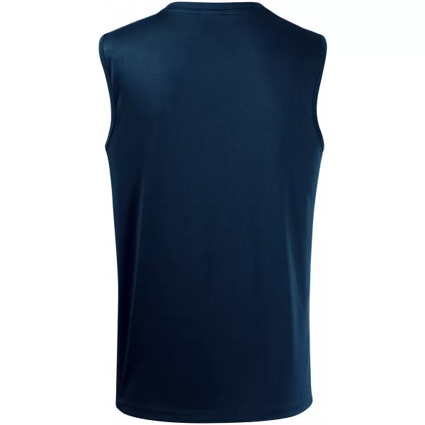  Maieu sport pentru bărbați MALFINI BREEZE 820 ALBASTRU MARIN 