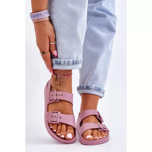  Sandale dama BIG STAR LL274744 PURPLE Big Star Pantofi 