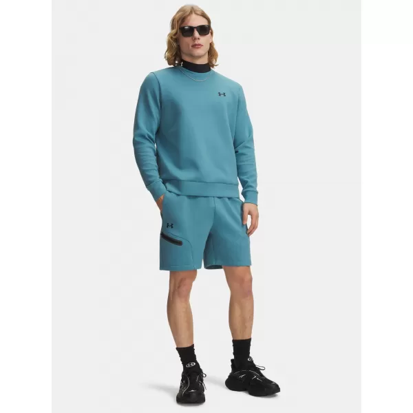  Pantaloni scurți pentru bărbați UNDER ARMOUR UA UNSTOPPABLE FLC SHORTS 1379809-466 ALBASTRU 