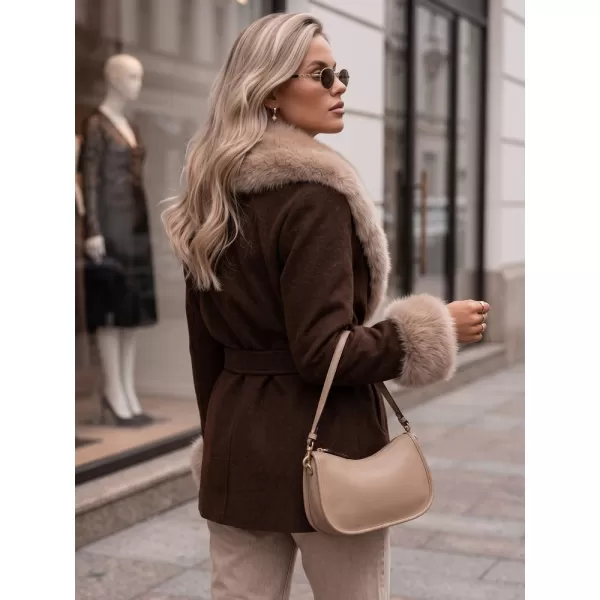  Palton de damă DSTREET TY6079 MARO 