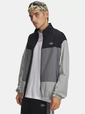 Jachetă pentru bărbați UNDER ARMOUR ICON WOVEN TRACK FZ 6009436-001 NEGRU