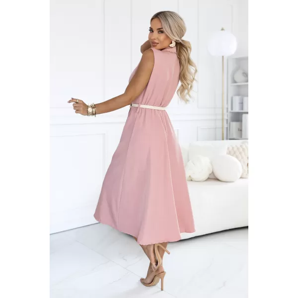  Rochie NUMOCO 596-6 ROZ PUDRA 