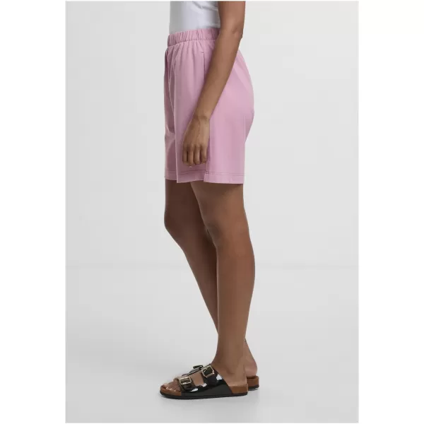  Pantaloni scurți de damă URBAN CLASSICS TB8180 ROZ PRAF 