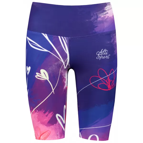  Jambiere premium pentru genunchi pentru femei (marimi noi) ALTISPORT VOJ/ALW083LEG06 VIOLET 