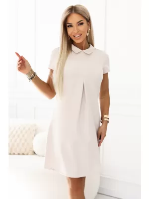 Rochie NUMOCO 688-1 BEJ DESCHIS