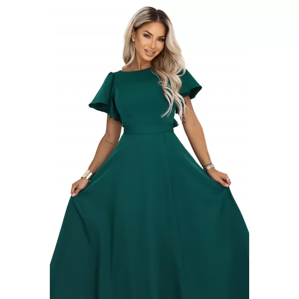  Rochie NUMOCO 694-5 VERDE STICLA 