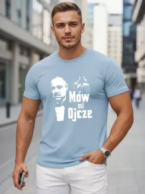 Tricou pentru bărbați DSTREET NX5145R-SK ALBASTRU DESCHIS