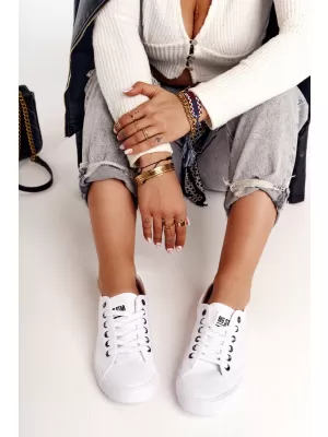 Adidași de damă BIG STAR SHOES W274835 ALB