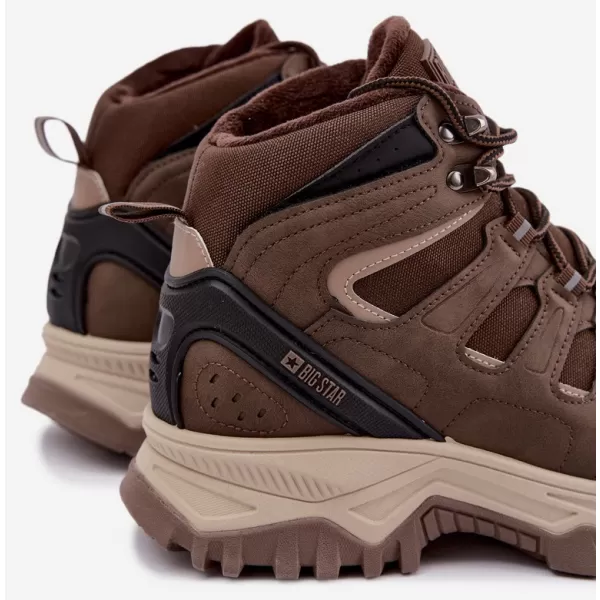  Pantofi pentru bărbați BIG STAR SHOES UU174316 UMBRE MARO/BEJ 