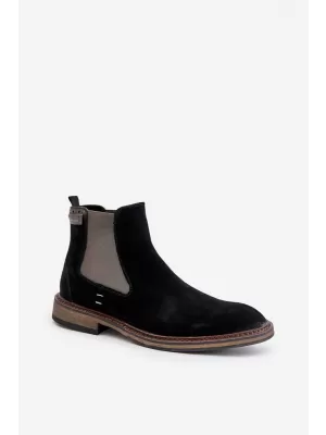 Pantofi pentru bărbați BIG STAR SHOES OO174154 NEGRU