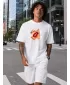 Tricou pentru bărbați DSTREET NX1009R-WH-O ALB