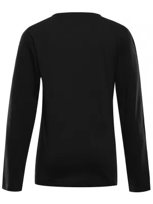 Tricou pentru copii ALPINE PRO ECCO 2 VARIANTA NEAGRA PD