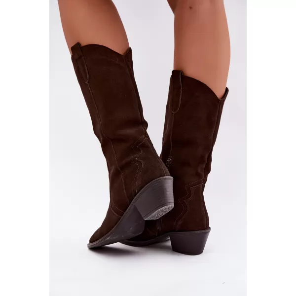  Cizme de cowboy de damă BOTO 5312 MARO 