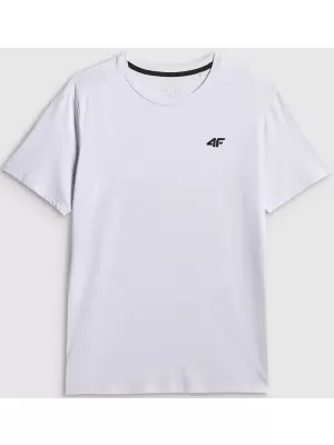 Tricou pentru bărbați 4F WAW25TTSHM2373 APROAPE ALB