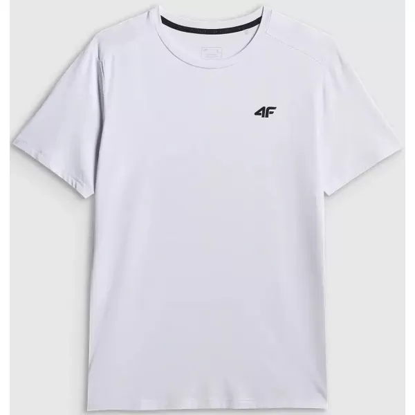  Tricou pentru bărbați 4F WAW25TTSHM2373 APROAPE ALB 