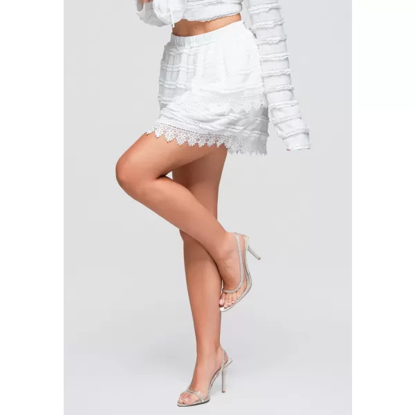  Fusta de dama OMBRE OW-GL-E0015 ALB 