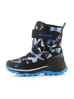 Oameni de zăpadă de iarnă pentru copii ALPINE PRO BERNO ALBASTRU STRĂLUCITOR