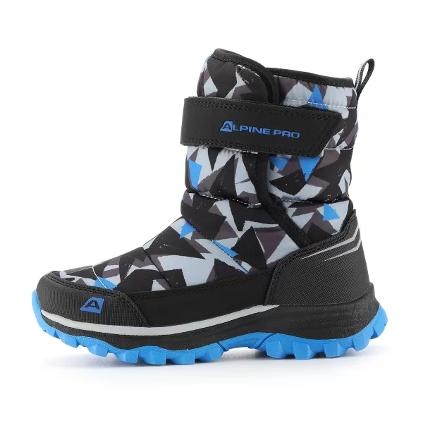  Oameni de zăpadă de iarnă pentru copii ALPINE PRO BERNO ALBASTRU STRĂLUCITOR 