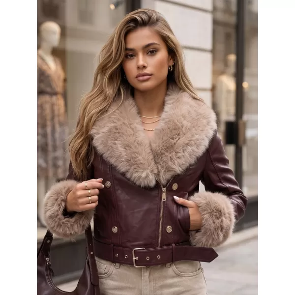  Geaca de dama DSTREET TY5980 BURGUNDIA 