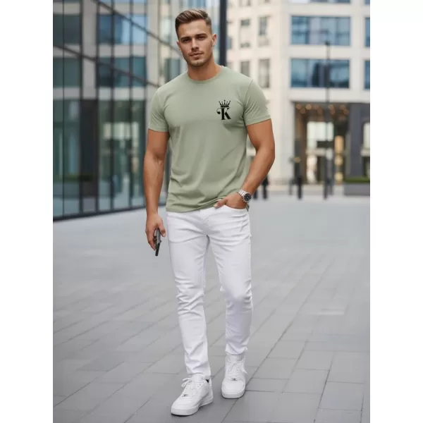  Tricou pentru bărbați DSTREET NX5104R-MO VERDE DESCHIS 