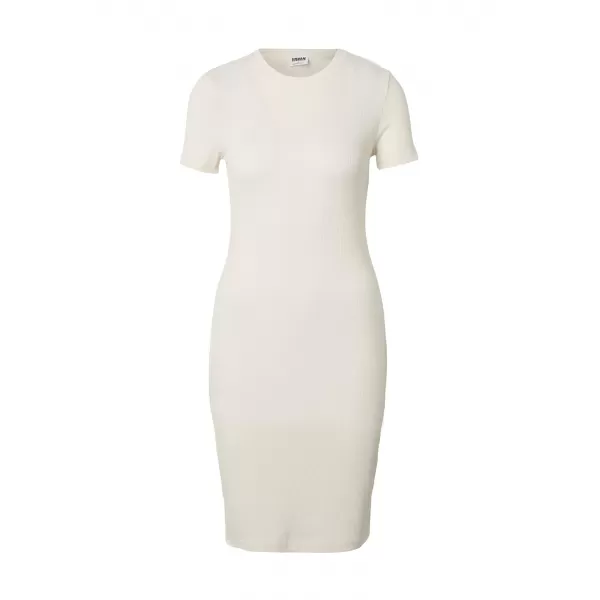  Rochie URBAN CLASSICS TB8275 ALB/NISIP 