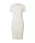 Rochie URBAN CLASSICS TB8275 ALB/NISIP