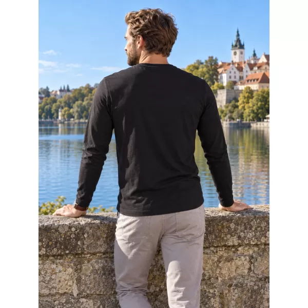  Tricou pentru bărbați ALTISPORT IVAS NEGRU 