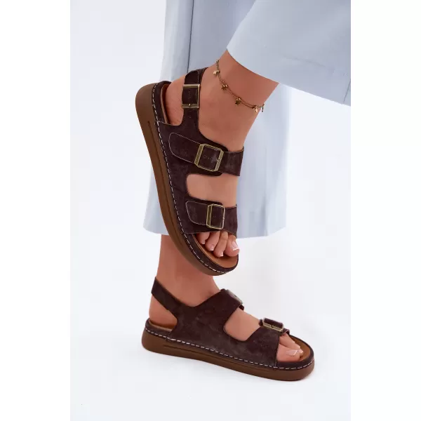  Sandale de dama VINCEZA 79620 CIOCOLATĂ 