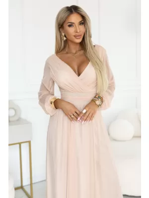 Rochie NUMOCO 664-4 PIERSICĂ