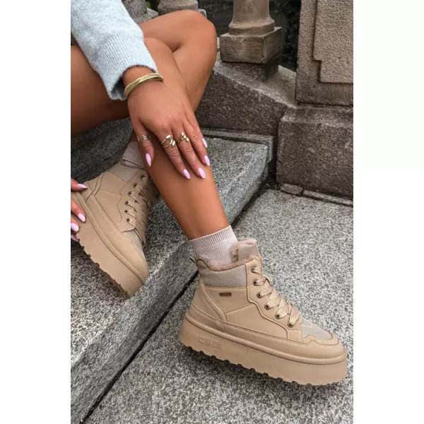  Oameni de zăpadă pentru femei BIG STAR SHOES UU274166 BEJ 
