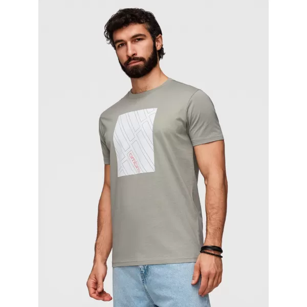  Tricou pentru bărbați OMBRE OM-TSPT-0259 GRI 